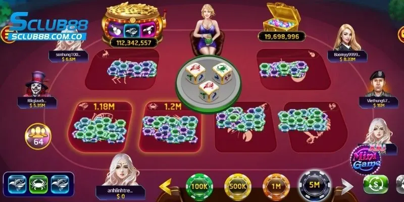 Bầu cua trực tuyến SCLUB88 xu hướng mới